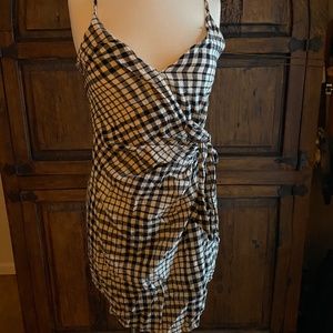 Free people plaid dress size 6